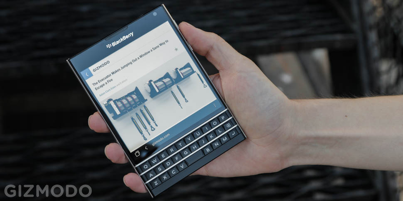 Illustration for article titled BlackBerry Passport Review: When the Best You've Got Isn't Good Enough